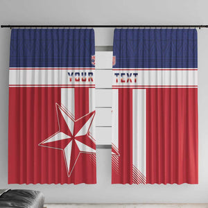 Custom Liberia Football Window Curtain Sporty Style