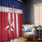 Custom Liberia Football Window Curtain Sporty Style