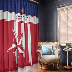 Custom Liberia Football Window Curtain Sporty Style