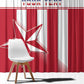 Custom Liberia Football Window Curtain Sporty Style