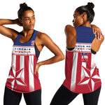 Custom Liberia Football Women Racerback Tank Sporty Style
