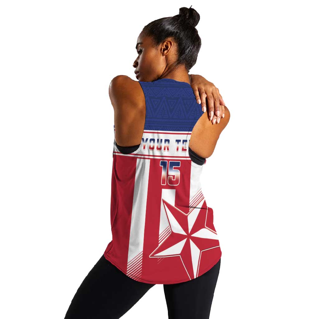 Custom Liberia Football Women Racerback Tank Sporty Style