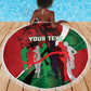 Personalised Athletics Kenya Beach Blanket Kente Pattern
