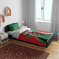 Personalised Athletics Kenya Bedding Set Kente Pattern