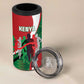 Personalised Athletics Kenya 4 in 1 Can Cooler Tumbler Kente Pattern