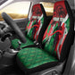 Personalised Athletics Kenya Car Seat Cover Kente Pattern