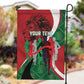 Personalised Athletics Kenya Garden Flag Kente Pattern