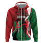 Personalised Athletics Kenya Hoodie Kente Pattern
