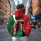 Personalised Athletics Kenya Hoodie Kente Pattern