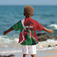 Personalised Athletics Kenya Kid Hawaiian Shirt Kente Pattern