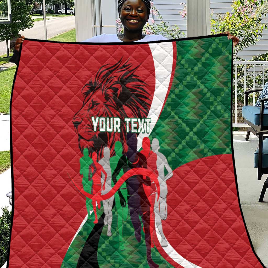 Personalised Athletics Kenya Quilt Kente Pattern