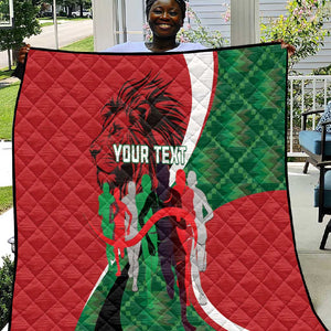 Personalised Athletics Kenya Quilt Kente Pattern