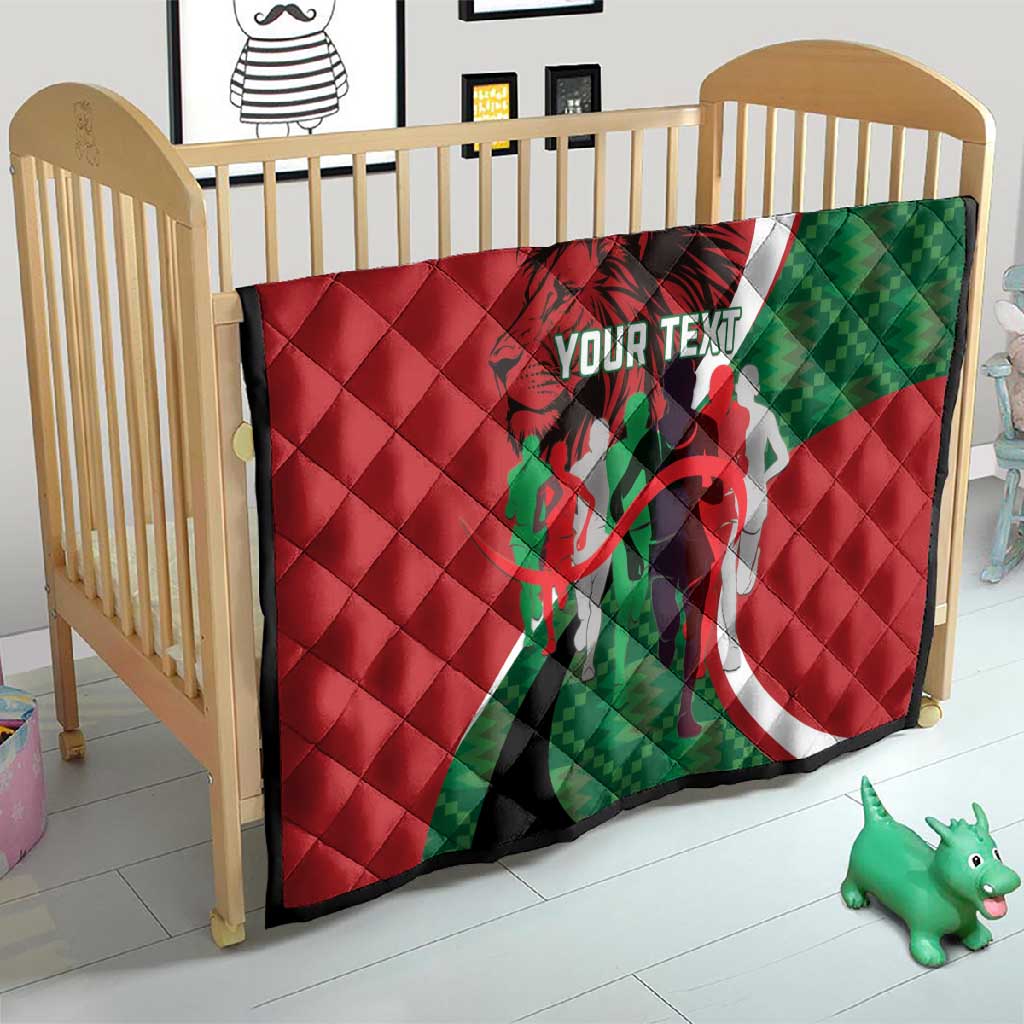 Personalised Athletics Kenya Quilt Kente Pattern