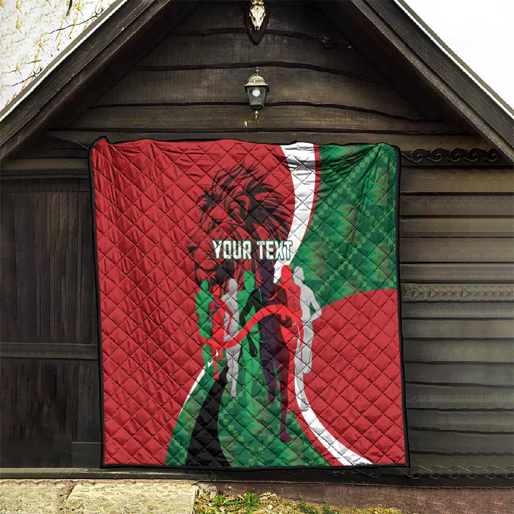 Personalised Athletics Kenya Quilt Kente Pattern