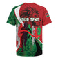 Personalised Athletics Kenya Rugby Jersey Kente Pattern