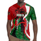 Personalised Athletics Kenya Rugby Jersey Kente Pattern
