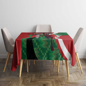 Personalised Athletics Kenya Tablecloth Kente Pattern