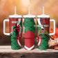 Personalised Athletics Kenya Tumbler With Handle Kente Pattern