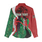 Personalised Athletics Kenya Women Casual Shirt Kente Pattern LT15