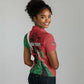 Personalised Athletics Kenya Women Polo Shirt Kente Pattern