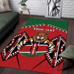 Custom Kenya Rugby Area Rug We Are Simbas