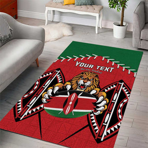 Custom Kenya Rugby Area Rug We Are Simbas