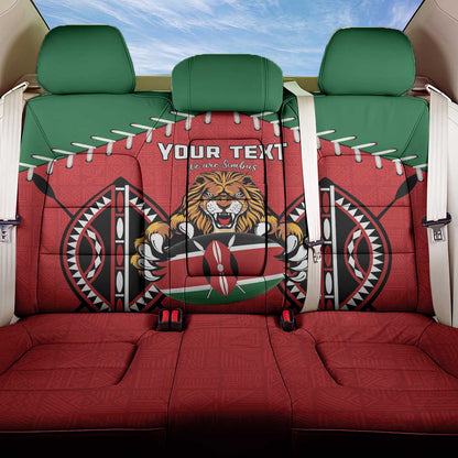 Custom Kenya Rugby Back Car Seat Cover We Are Simbas