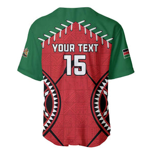 Custom Kenya Rugby Baseball Jersey We Are Simbas