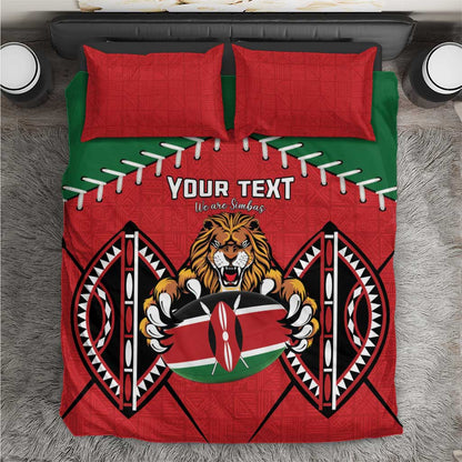 Custom Kenya Rugby Bedding Set We Are Simbas