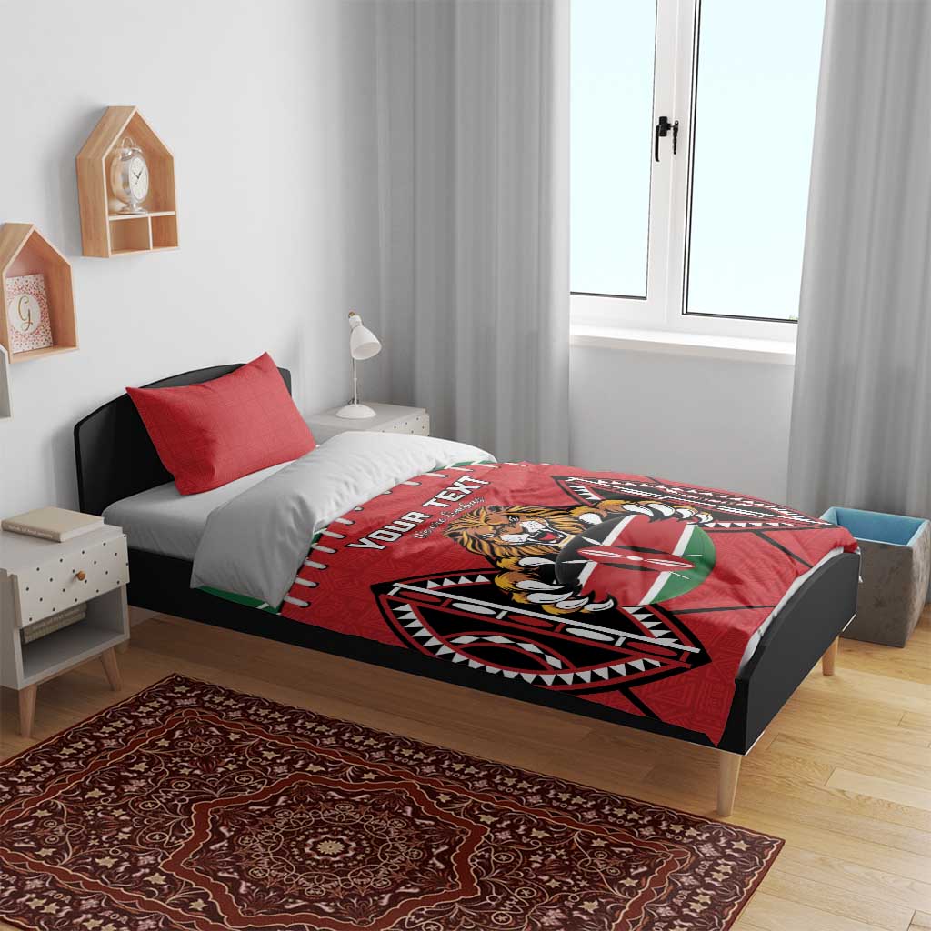 Custom Kenya Rugby Bedding Set We Are Simbas
