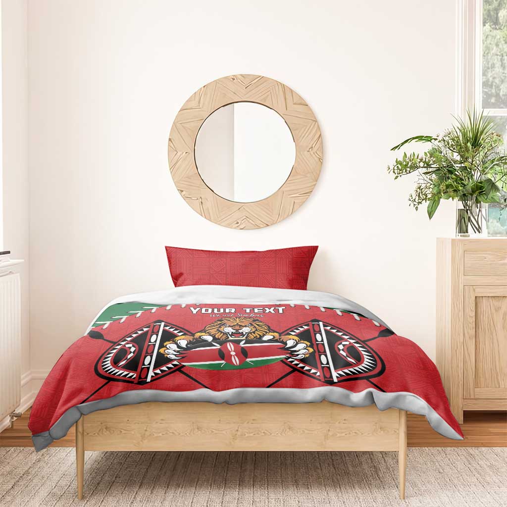 Custom Kenya Rugby Bedding Set We Are Simbas
