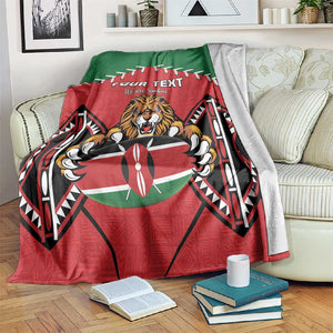 Custom Kenya Rugby Blanket We Are Simbas