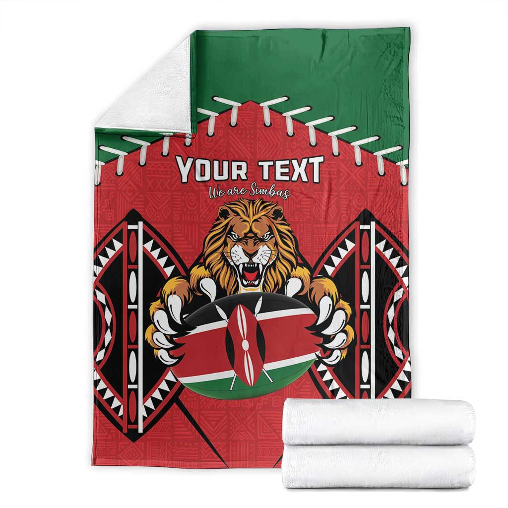 Custom Kenya Rugby Blanket We Are Simbas