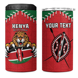 Custom Kenya Rugby 4 in 1 Can Cooler Tumbler We Are Simbas