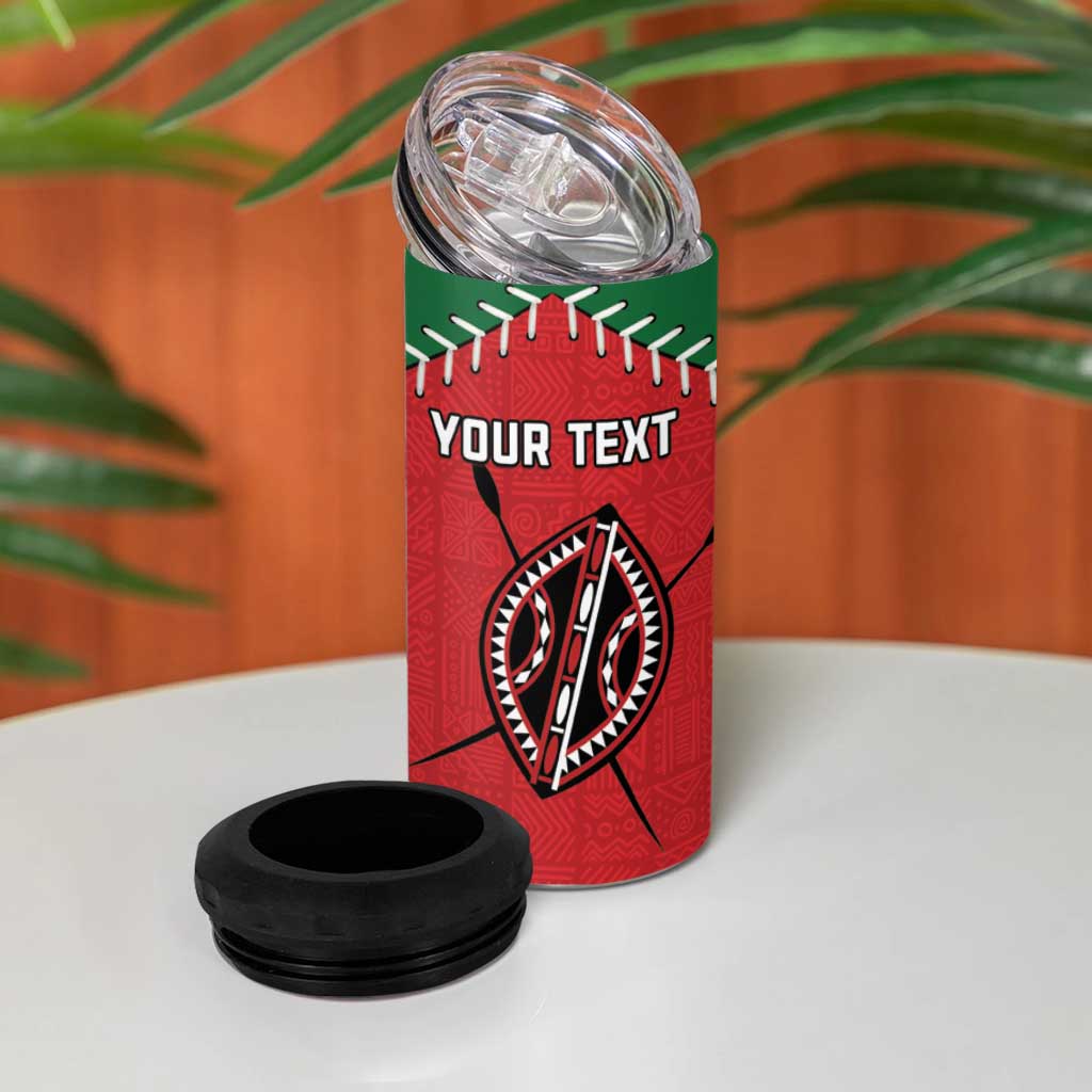 Custom Kenya Rugby 4 in 1 Can Cooler Tumbler We Are Simbas