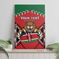 Custom Kenya Rugby Canvas Wall Art We Are Simbas