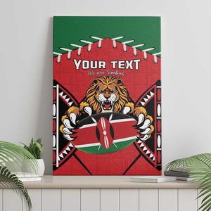 Custom Kenya Rugby Canvas Wall Art We Are Simbas