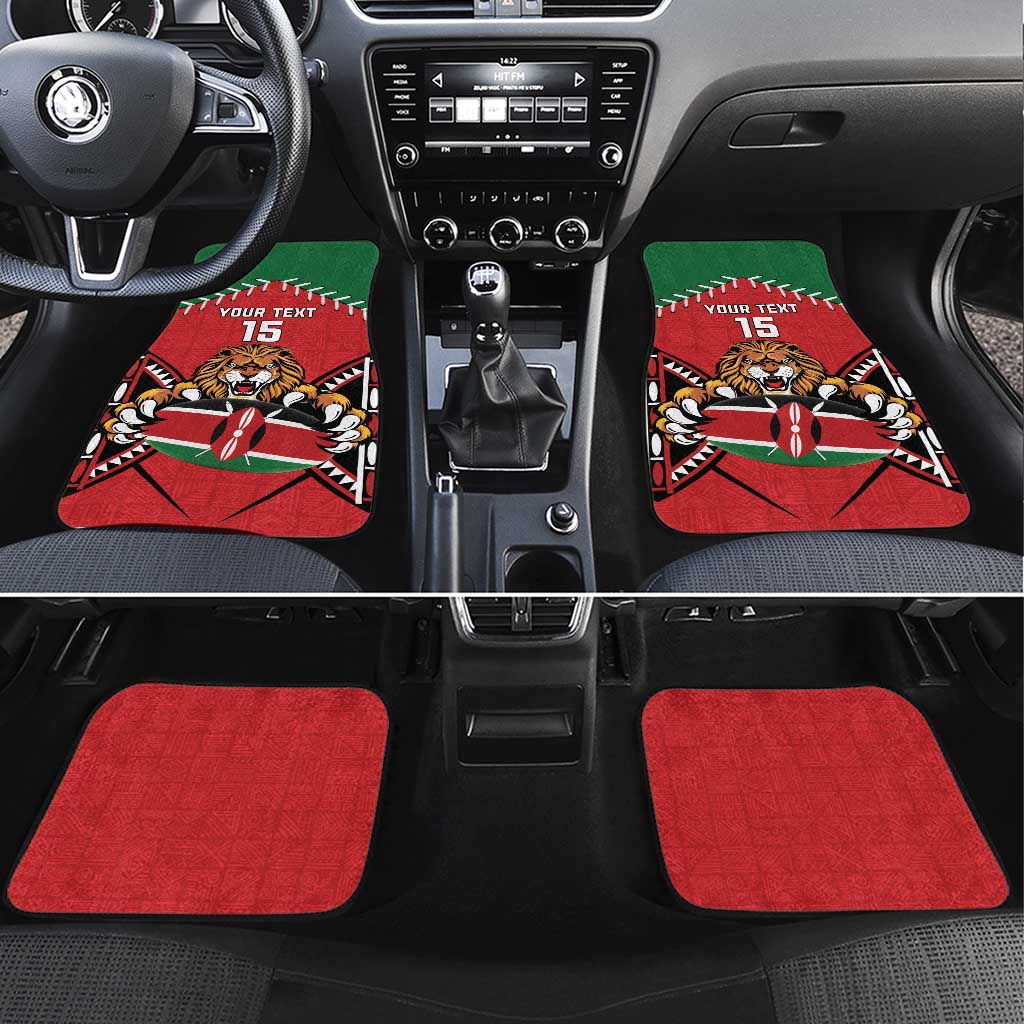 Custom Kenya Rugby Car Mats We Are Simbas
