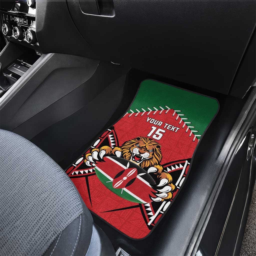 Custom Kenya Rugby Car Mats We Are Simbas