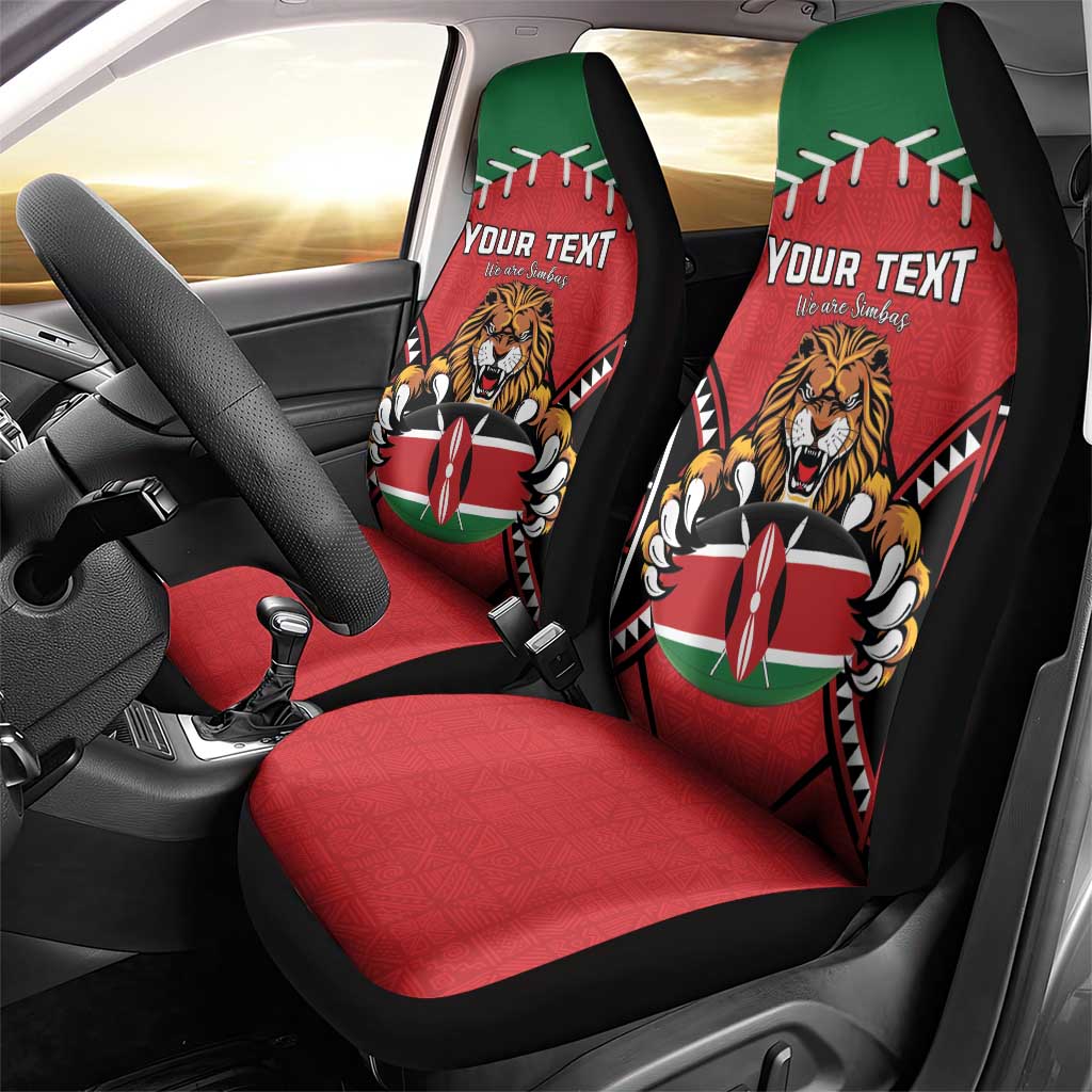 Custom Kenya Rugby Car Seat Cover We Are Simbas