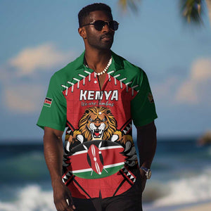 Custom Kenya Rugby Hawaiian Shirt We Are Simbas