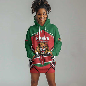 Custom Kenya Rugby Hoodie Dress We Are Simbas
