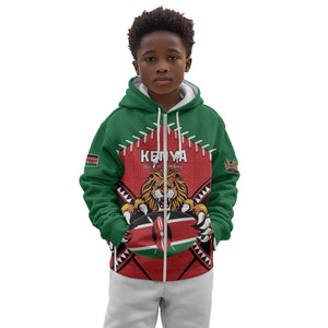 Custom Kenya Rugby Kid Hoodie We Are Simbas
