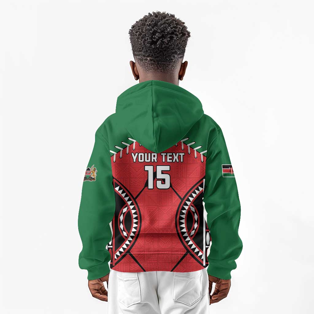 Custom Kenya Rugby Kid Hoodie We Are Simbas