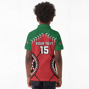 Custom Kenya Rugby Kid Polo Shirt We Are Simbas