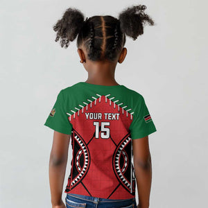 Custom Kenya Rugby Kid T shirt We Are Simbas