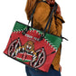 Custom Kenya Rugby Leather Tote Bag We Are Simbas