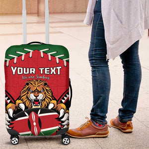 Custom Kenya Rugby Luggage Cover We Are Simbas