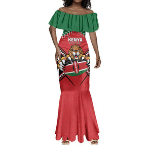 Custom Kenya Rugby Mermaid Dress We Are Simbas