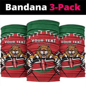 Custom Kenya Rugby Neck Gaiter We Are Simbas LT15
